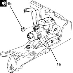 Supplementary pressure pump - dismantle