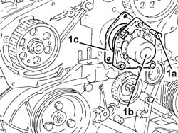 Water pump - r + r with engine removed
