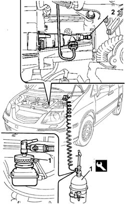 HYDRAULIC CLUTCH SYSTEM BLEED AIR