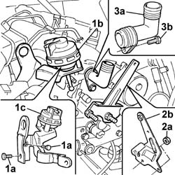 CAMSHAFT IN CYLINDER HEAD - R R ON VEHICLE