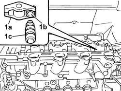 HYDRAULIC TAPPET (ONE) - REPLACE WITH CAMSHAFT HOUSING REMOVED