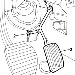 ACCELERATOR PEDAL - R + R