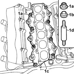 INLET MANIFOLD - R + R AND REPLACE SEAL
