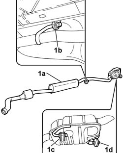 EXHAUST PIPE ASSEMBLY - R + R