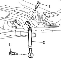 ENGINE OIL DELIVERY PIPE TO TURBOCHARGER - R + R