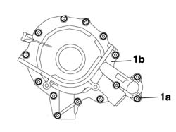 ENGINE OIL PUMP - R+R WITH POWER UNIT REMOVED