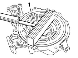 ENGINE OIL PUMP, REMOVED - CHECK AT BENCH