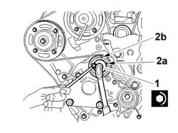 WATER PUMP - R + R WITH ENGINE REMOVED