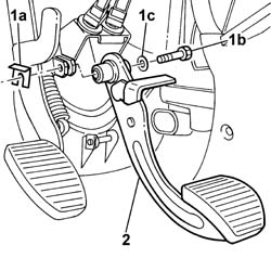 BRAKE PEDAL - R+R MANUAL GEARBOX VERSIONS