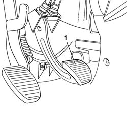 RUBBER PEDAL COVER (ONE) - REPLACE