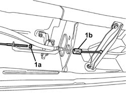 LINK/CABLE CONNECTING HANDBRAKE LEVER TO CABLE - R+R