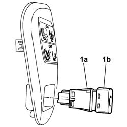 PASSENGER AIR BAG SWITCH - R R