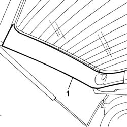 INTERNAL TAILGATE MOULDING (ONE) - R+R