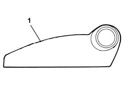 SEAT EXTERIOR GUARD - R R