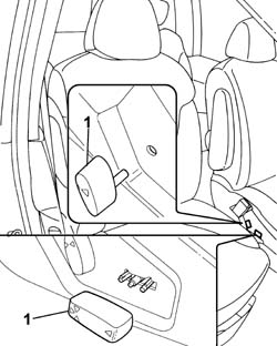 SEAT MOVEMENT BUTTONS TRIM - R.R.