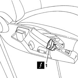 FRONT SEAT HEATING SYSTEM SWITCH - R+R