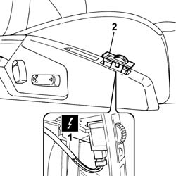 FRONT SEAT HEATING SYSTEM SWITCH - R+R