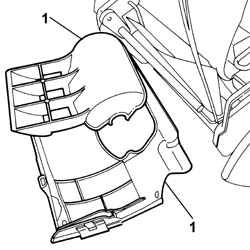 CENTRE REAR SEAT BACKREST REAR COVER - R.R.