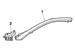 R.R. FRONT PILLAR TRIM