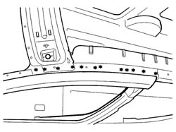 R.R. FRONT PILLAR TRIM