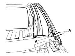 R.R. FRONT PILLAR TRIM