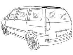 R R REAR ROOF PANEL BEAM