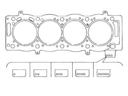 SINGLE CYLINDER HEAD - R.R. AND REPLACE GASKET