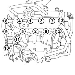SINGLE CAMSHAFT HOUSING - REPLACE GASKET