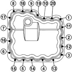 <x>CRANKCASE SUMP - R&R AND REPLACE GASKET</x>