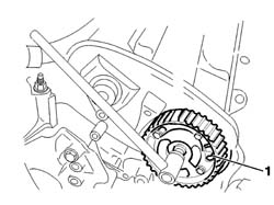 CAMSHAFT IN CYLINDER HEAD - R R ON VEHICLE