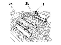 CAMSHAFT IN CYLINDER HEAD - R R ON VEHICLE