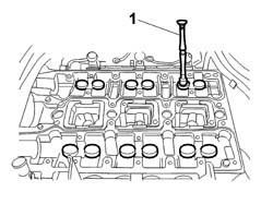 CAMSHAFT IN CYLINDER HEAD - R R ON VEHICLE