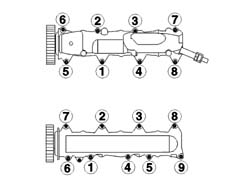 CAMSHAFT IN CYLINDER HEAD - R R ON VEHICLE
