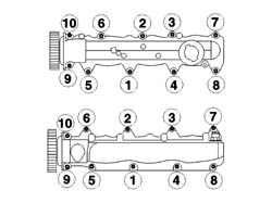 CAMSHAFT IN CYLINDER HEAD - R R ON VEHICLE
