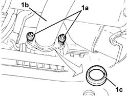 TURBOCHARGER UNIT - EXHAUST MANIFOLD - COUPLING SLEEVE AND EXHAUST PIPES - R R