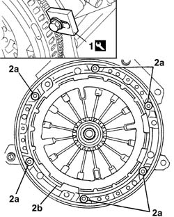 CLUTCH - R + R WITH GEARBOX REMOVED
