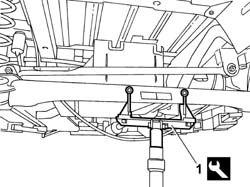 REAR SUSPENSION CROSSMEMBER/AXLE BUSHES - REPLACE