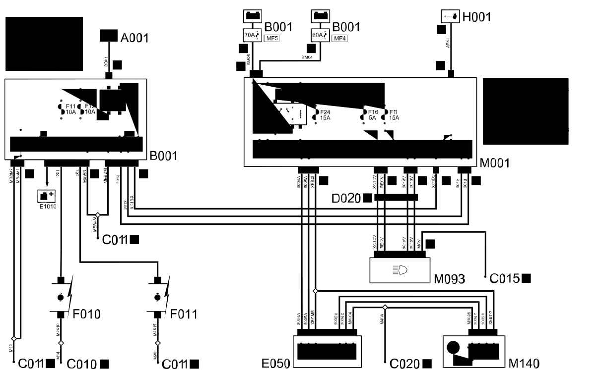 MAIN BEAMS WIRING DIAGRAM