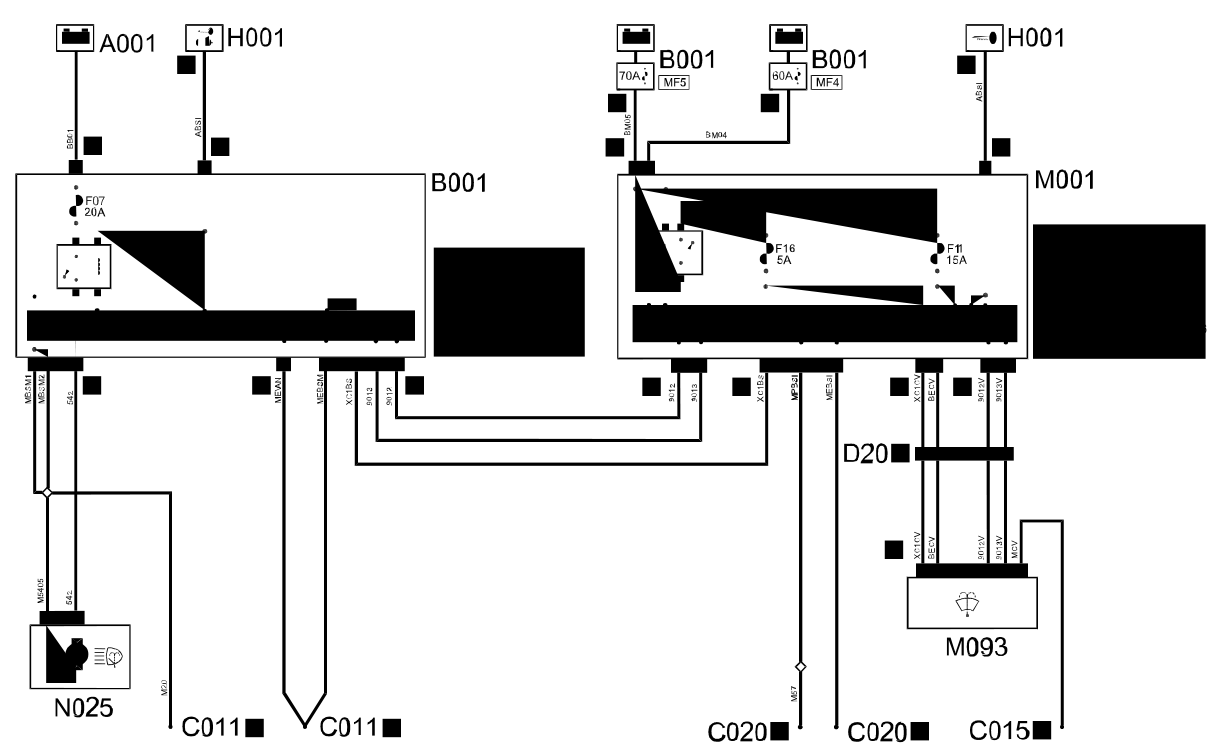 HEADLAMP WASHER WIRING DIAGRAM