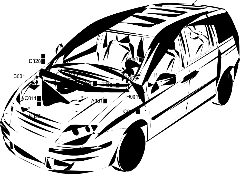 HEADLAMP WASHER LOCATION COMPONENTS