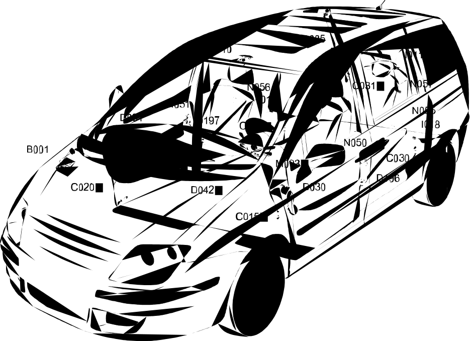 CENTRAL LOCKING LOCATION COMPONENTS
