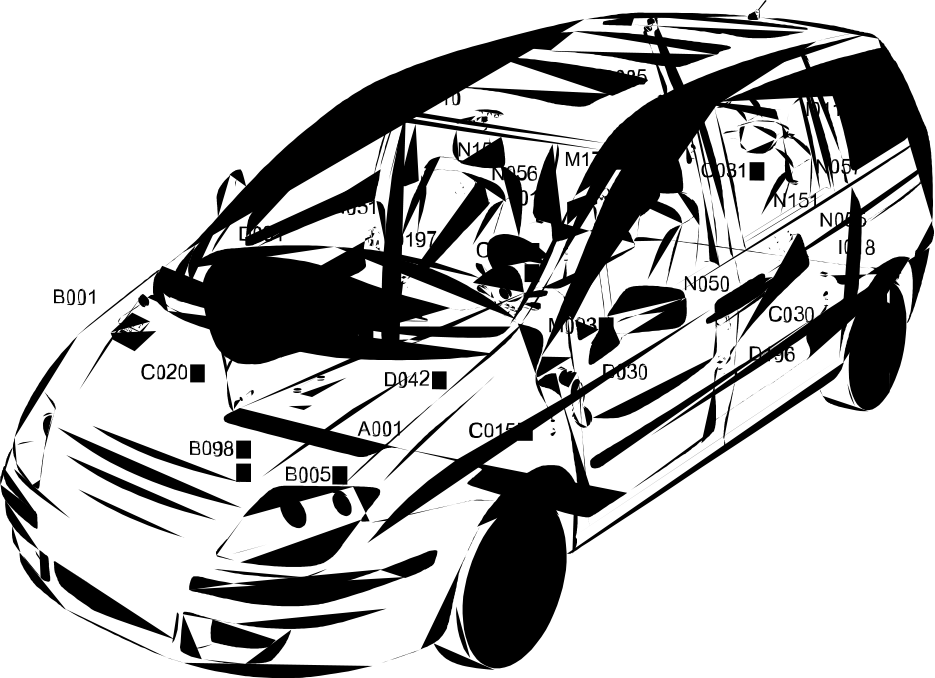CENTRAL LOCKING LOCATION COMPONENTS