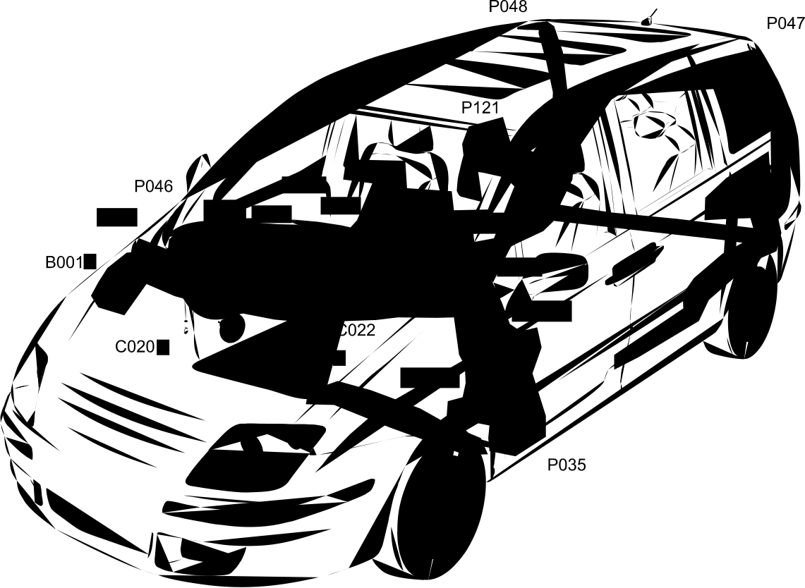 RADIO - COMPONENT LOCATION
