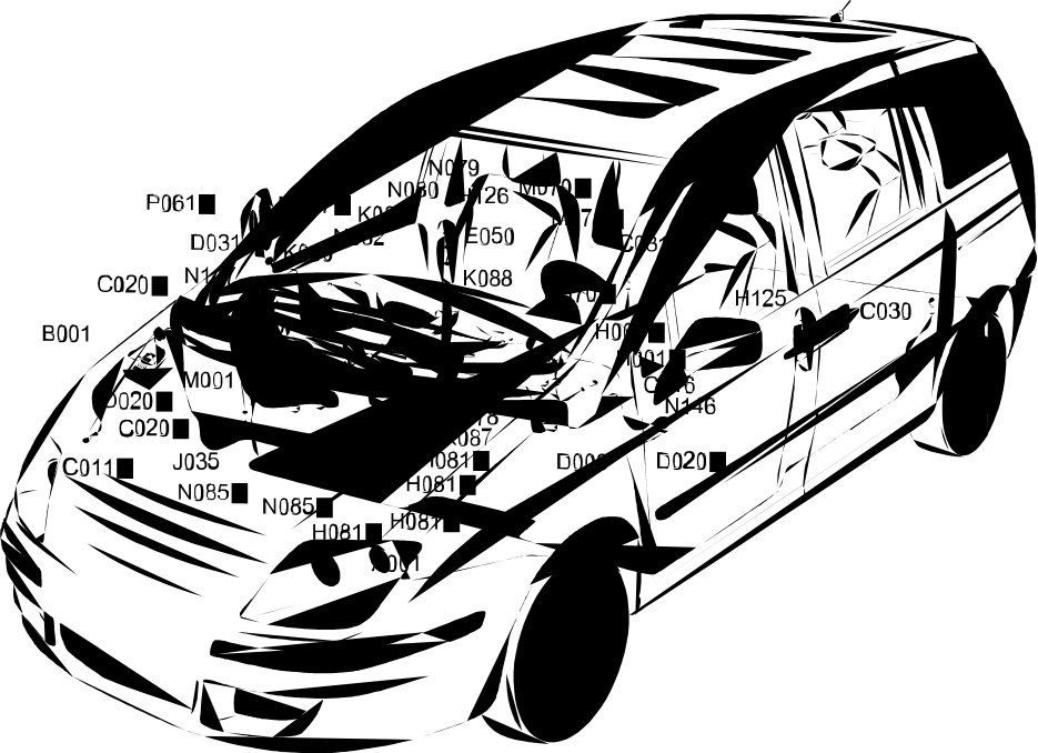 AIR CONDITIONING LOCATION COMPONENTS