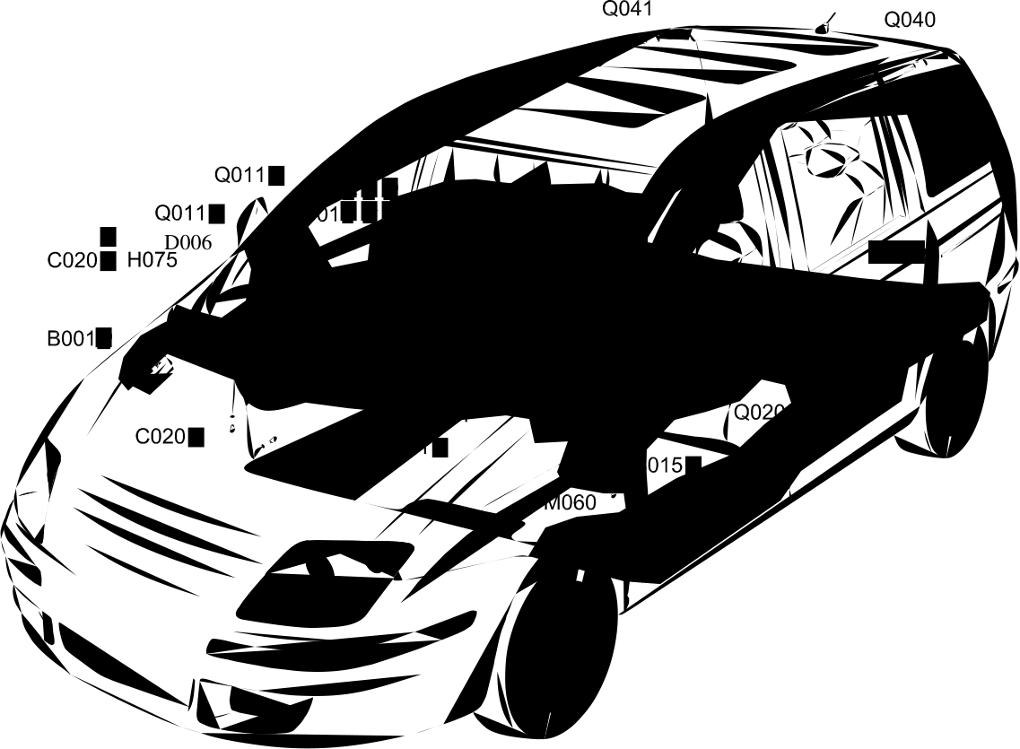 AIR BAG COMPONENTS LOCATION