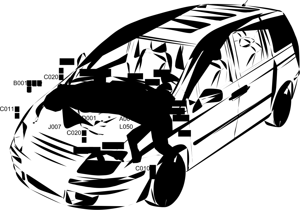 AUTOMATIC TRANSMISSION COMPONENT LOCATION