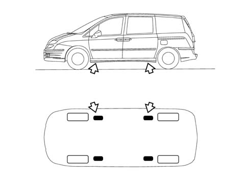 VEHICLE JACKING POINTS