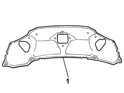SOUNDPROOFING LINING FOR BONNET LID - R+R