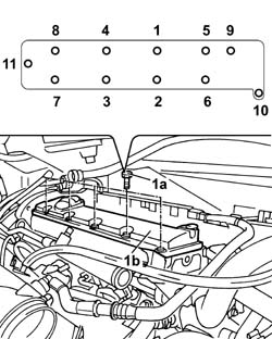 LEFT CAMSHAFT HOUSING - REPLACE GASKET