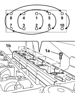 RIGHT CAMSHAFT HOUSING - REPLACE GASKET